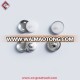 aluminium button fabric covered buttons with plastic back for garment accessories