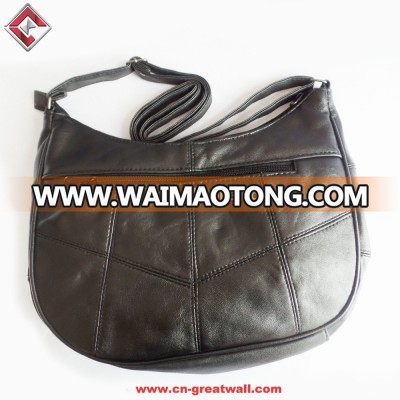 Ladies leather bag, genuine leather cheap shoulder bag