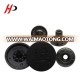 China supplier wholesale personalized crafts decorative round black painting alloy jeans fabric metal button