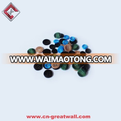 stock 4 hole plastic buttons for garment accessories