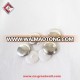 good quality alumin cover button with plastic leg for coat